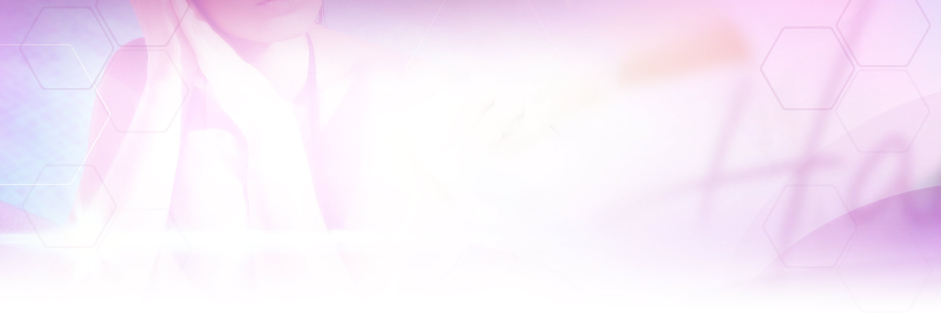 Hintergrundbanner mit angedeutetem Haarfreiheit Logo