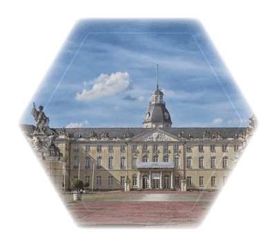 Schloss Karlsruhe Stadtfoto