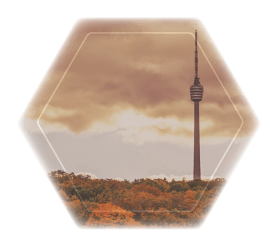 Stadtfoto Stuttgart - Blick auf den Fernsehturm