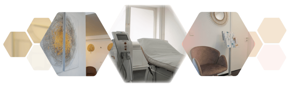 Photo collage Treatment rooms