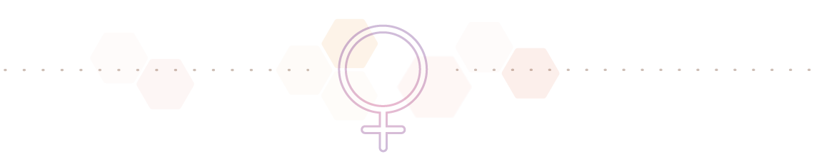 Separation line female symbole