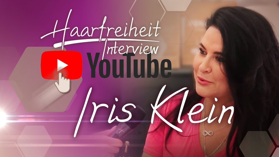 Linkbild zum Youtube-Video - Interview mit Iris Klein über die dauerhafte Haarentfernung