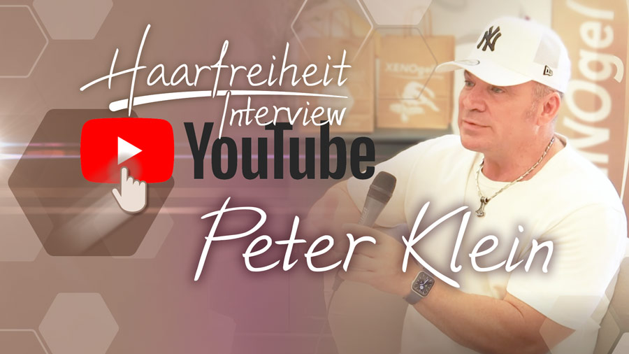 Linkbild zum Youtube-Video - Interview mit Peter Klein über die dauerhafte Haarentfernung