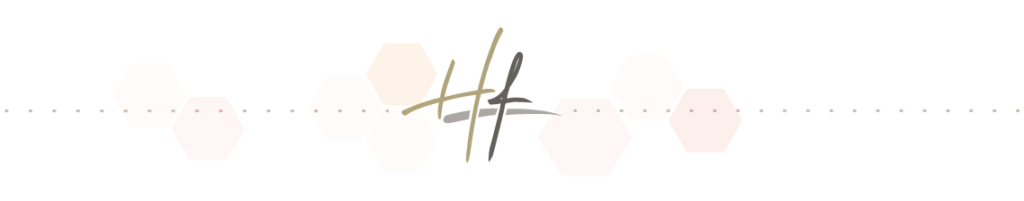 Haarfreiheit Initialen H und F