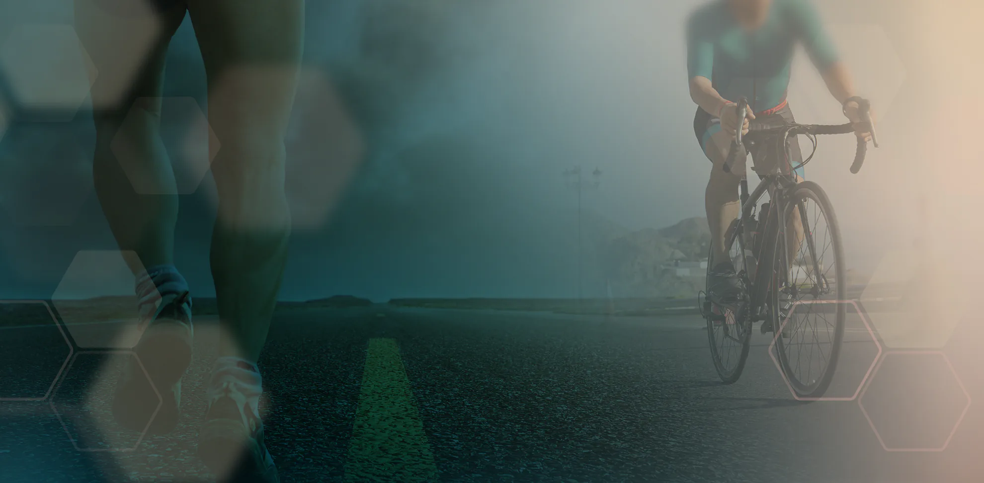 Hintergrundfoto sportlicher Mann
